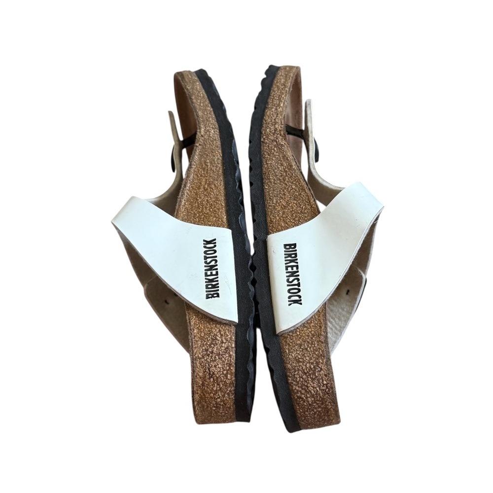 Birkenstock Gizeh White Sandals Size 38 - Picture 6 of 11